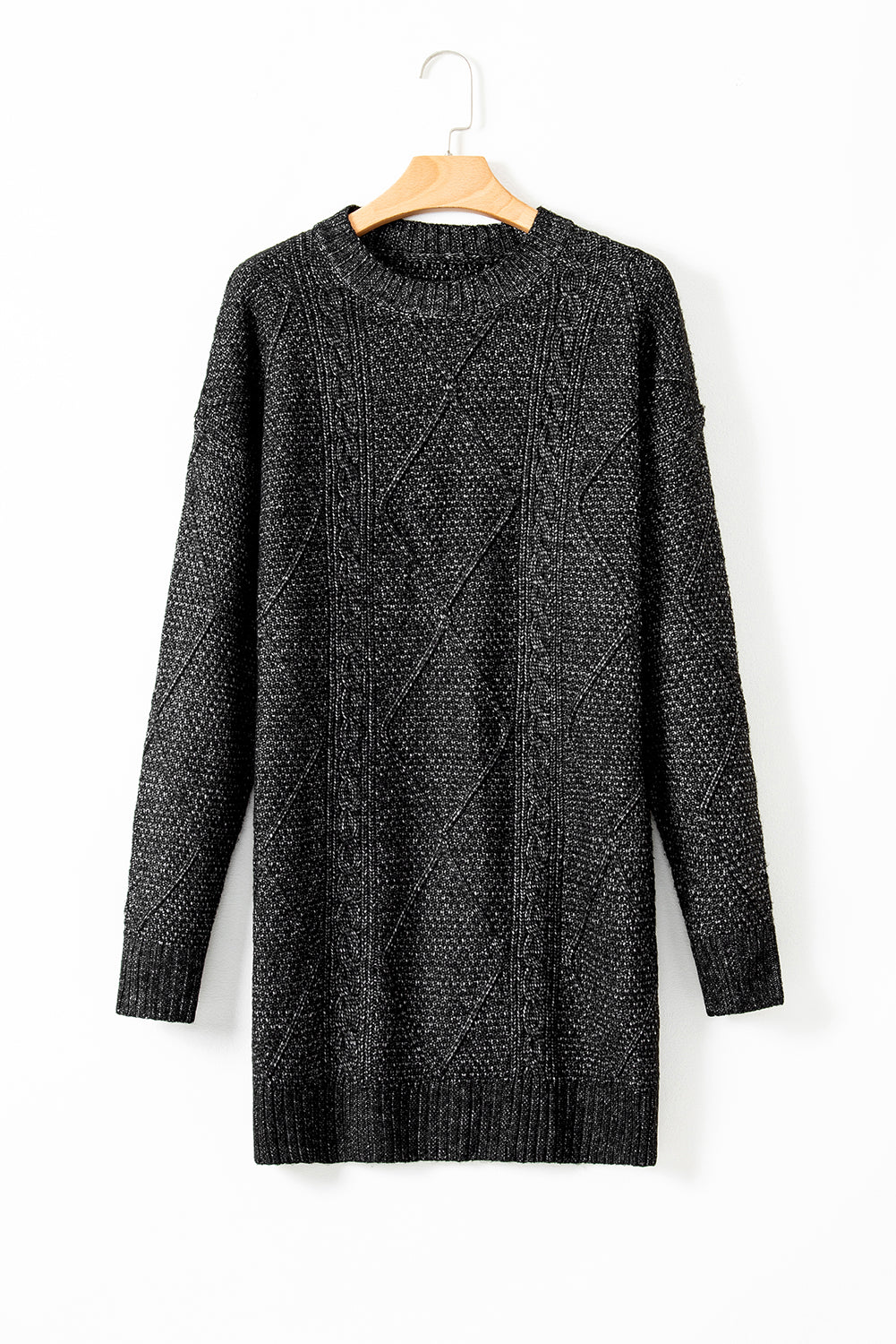 Black sweater dress