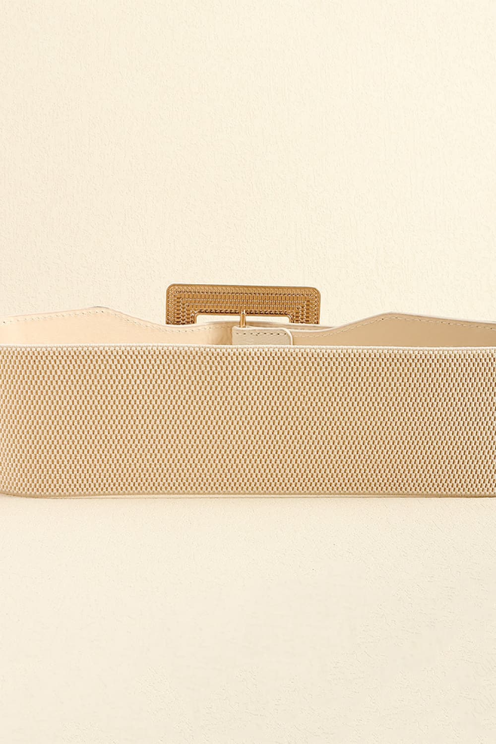 Faux Leather Belt with Square Buckle - 2 colors