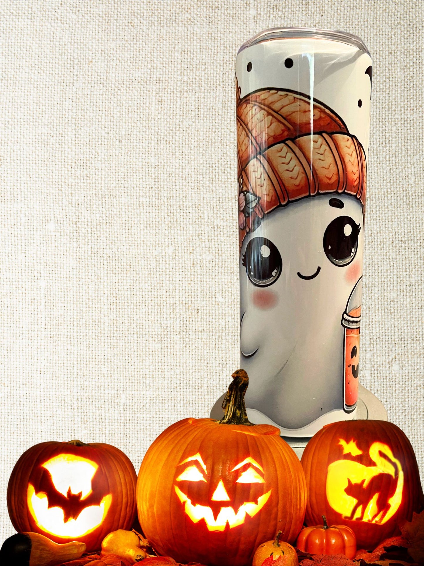 Cute Fall Ghost Tumbler
