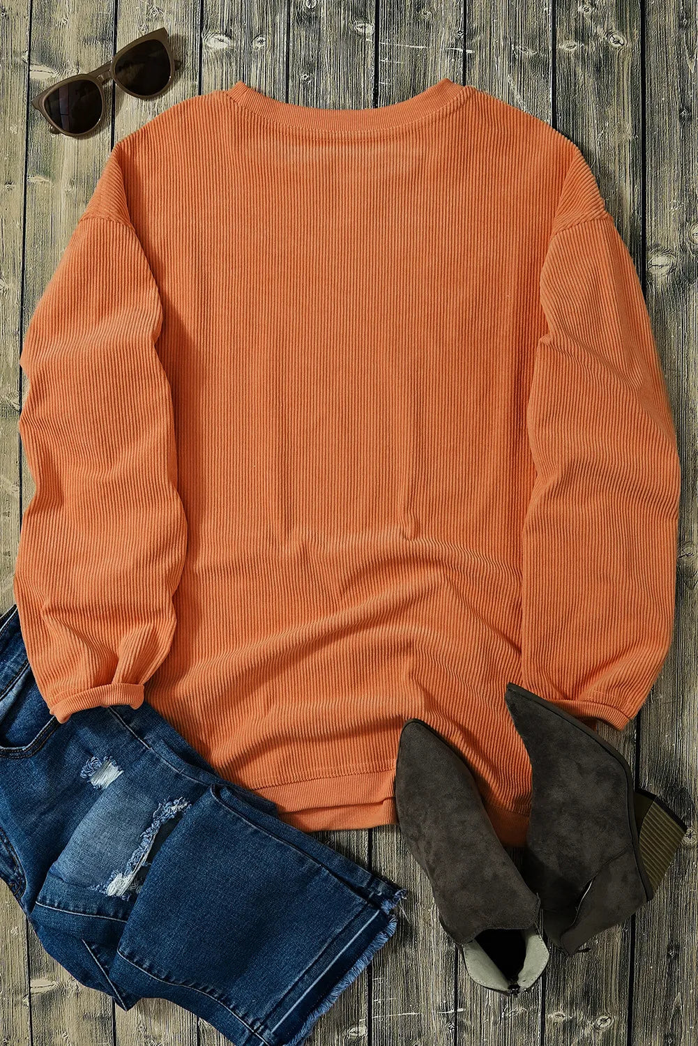 Hey Boo Round Neck Sweatshirt