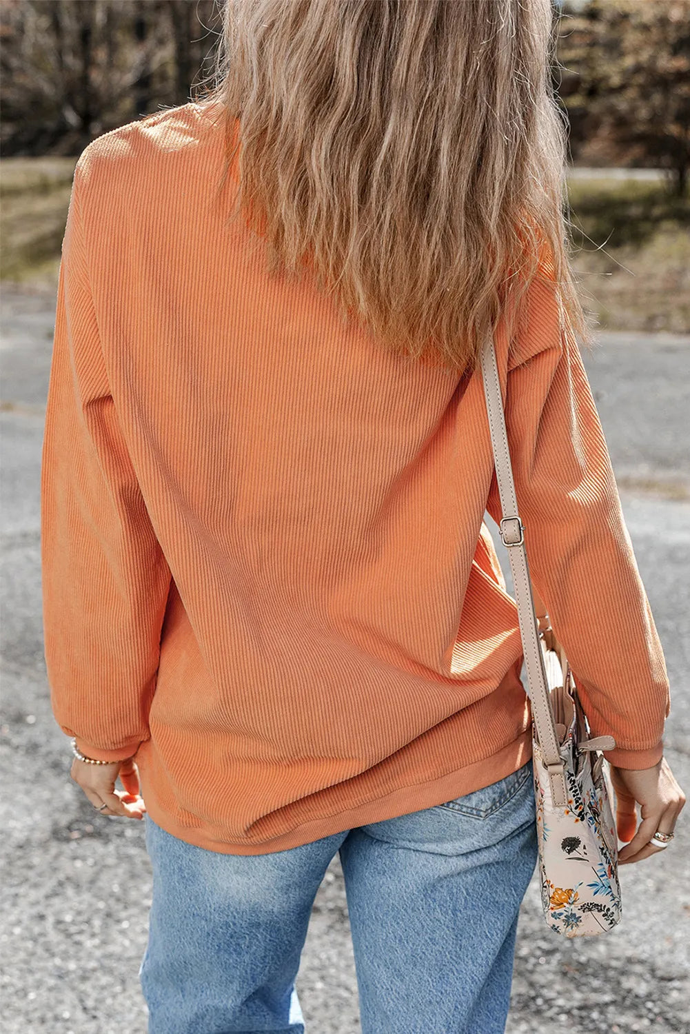 Hey Boo Round Neck Sweatshirt