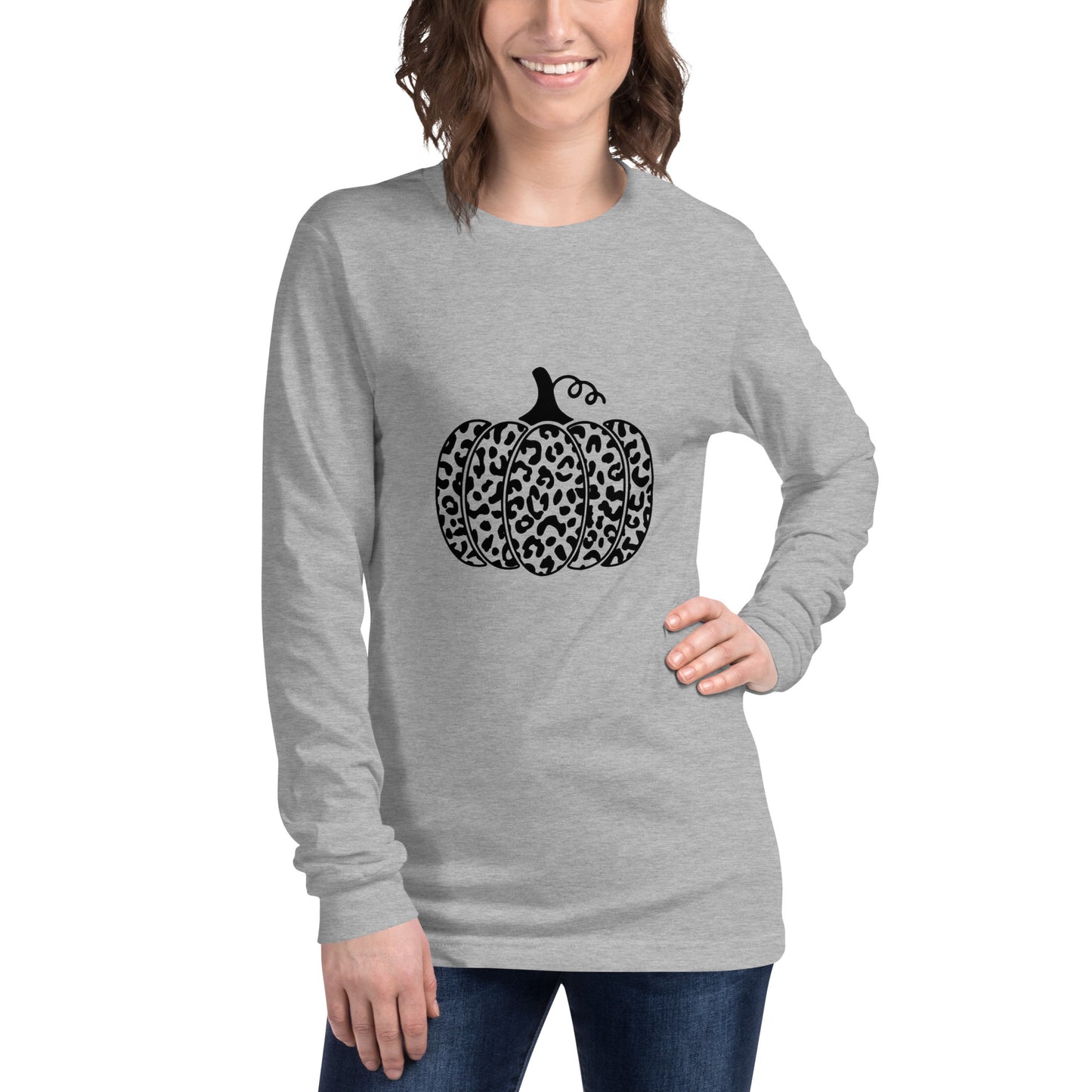 Cheetah Pumpkin Long Sleeve Tee - 13 colors