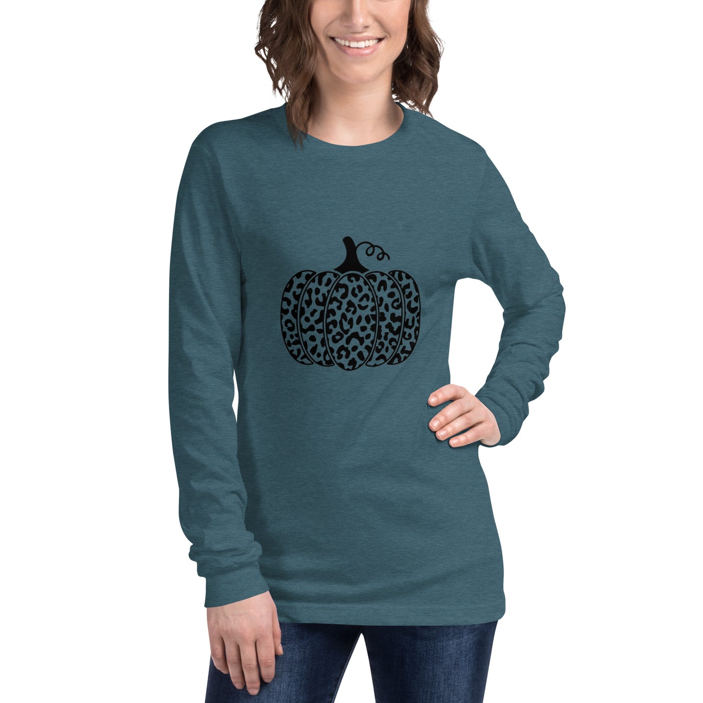 Cheetah Pumpkin Long Sleeve Tee - 13 colors