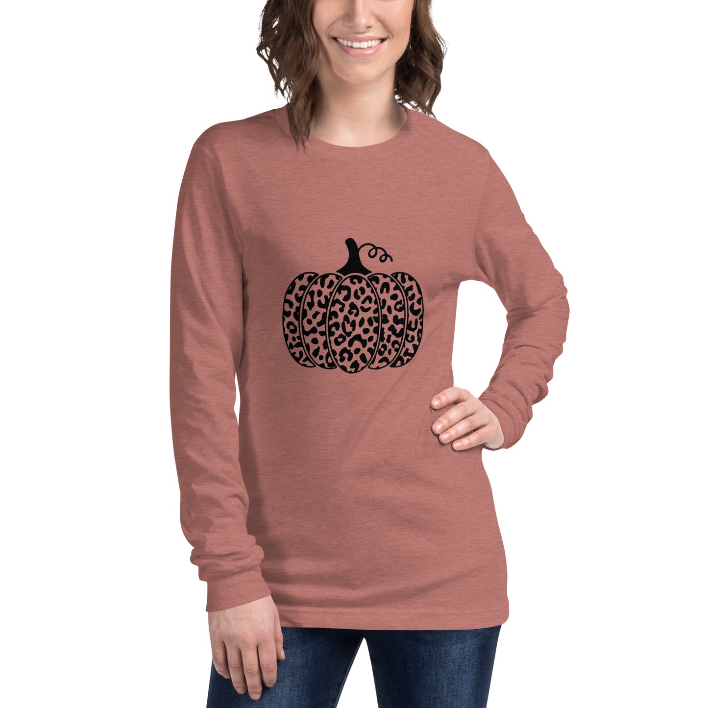Cheetah Pumpkin Long Sleeve Tee - 13 colors
