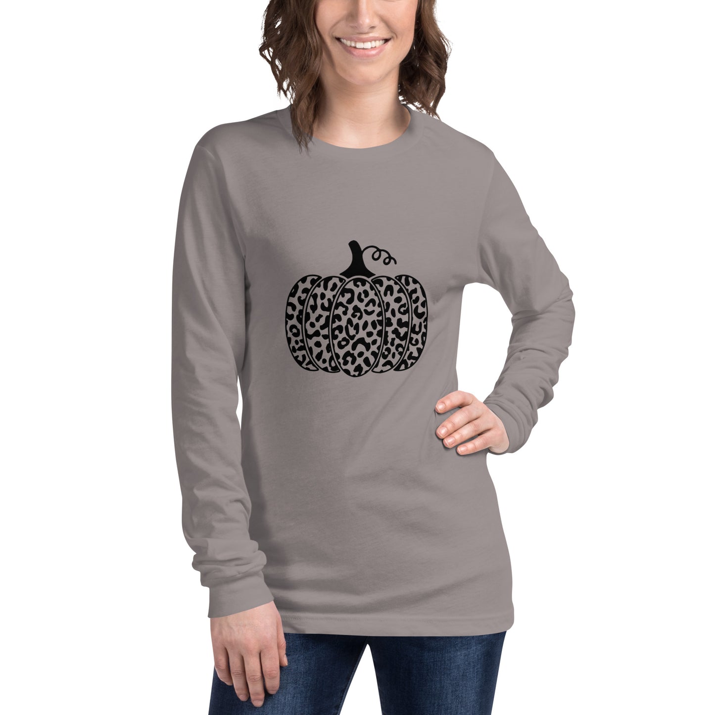 Cheetah Pumpkin Long Sleeve Tee - 13 colors