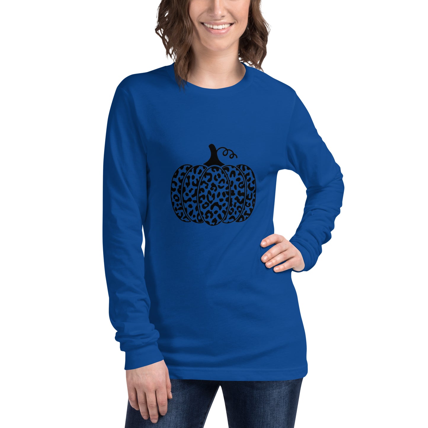 Cheetah Pumpkin Long Sleeve Tee - 13 colors